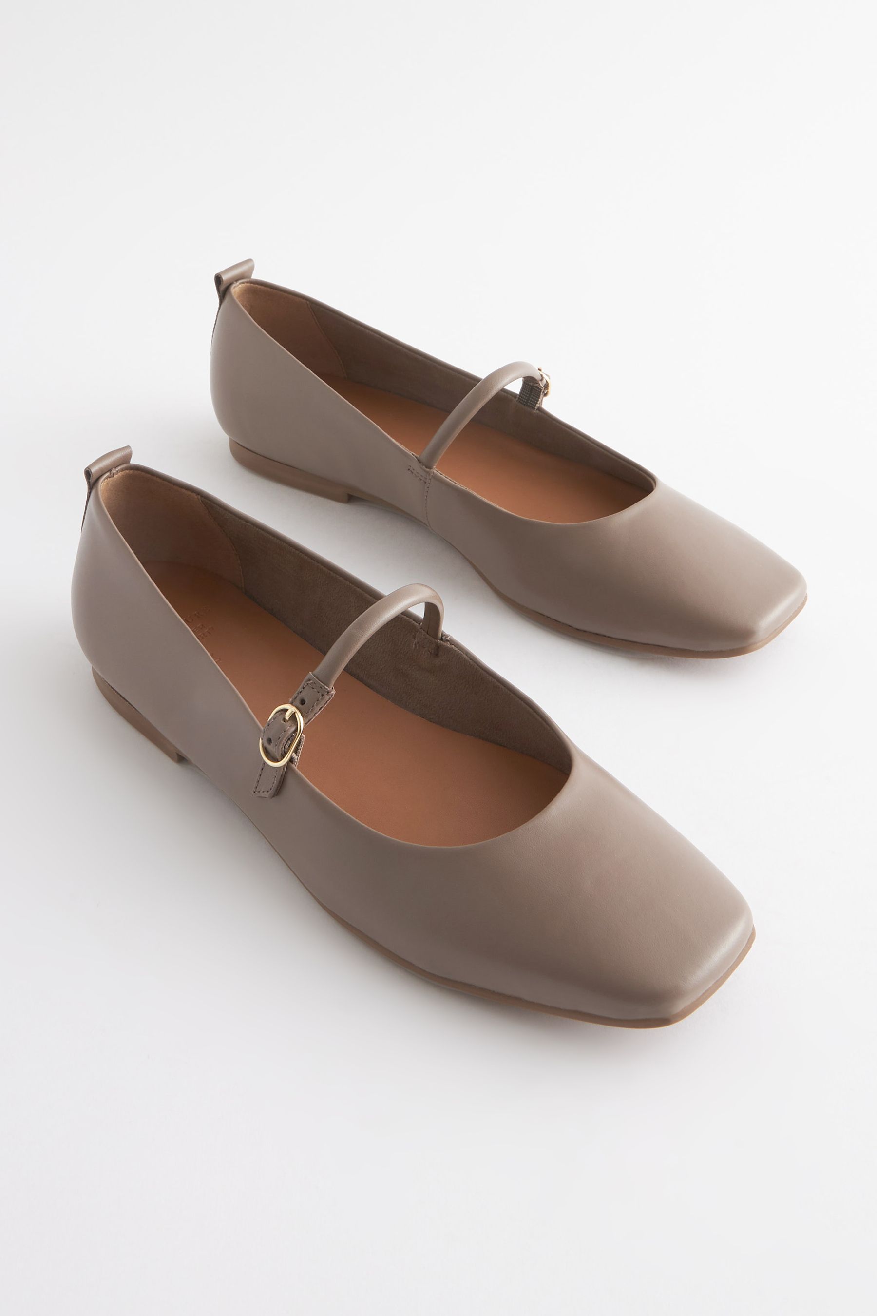 Taupe shoes flats store