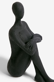 Black Silhouette Sculpture - Image 4 of 4