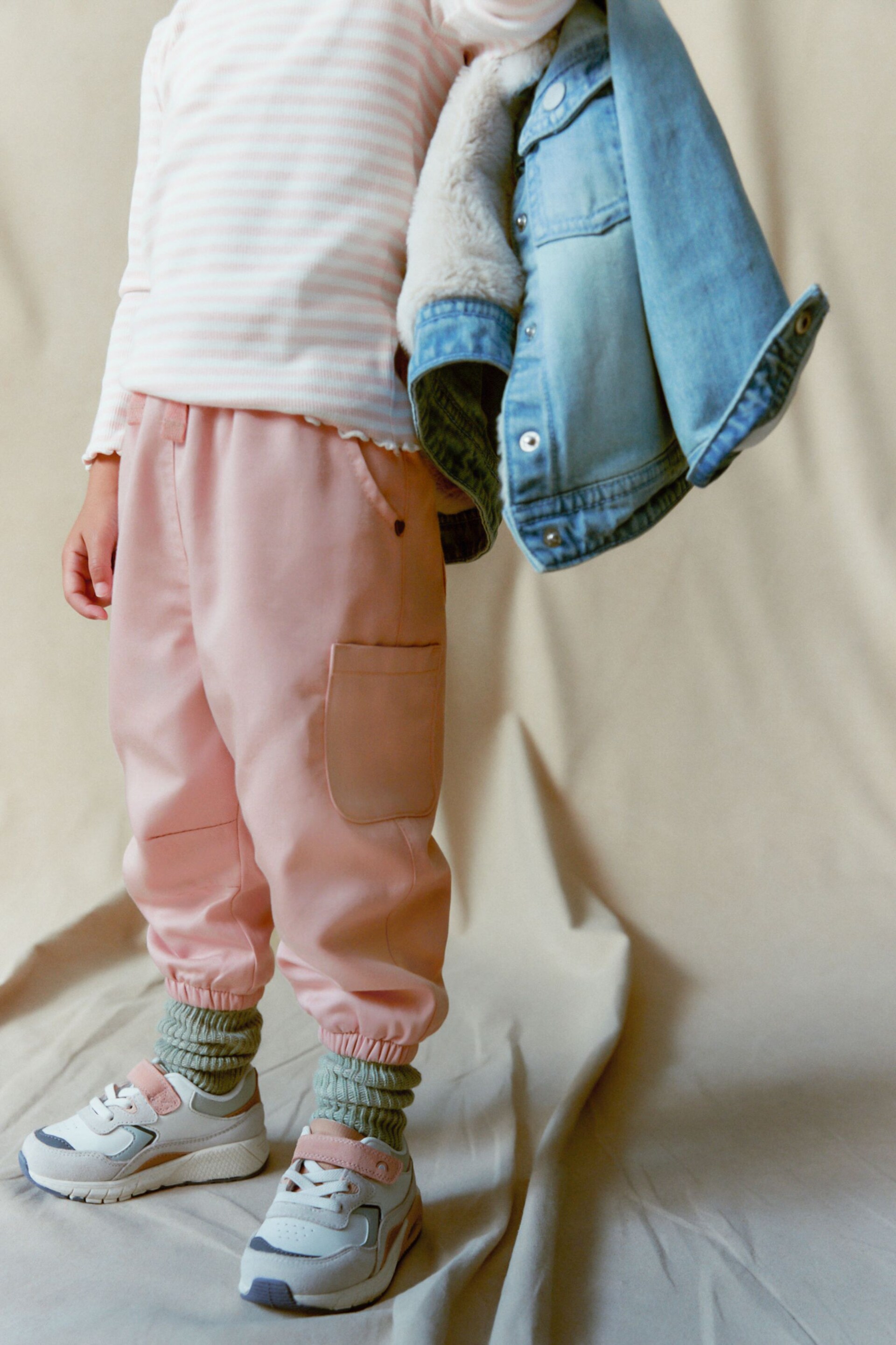 Pink Lined Cargo Trousers (3mths-7yrs) - Image 3 of 9