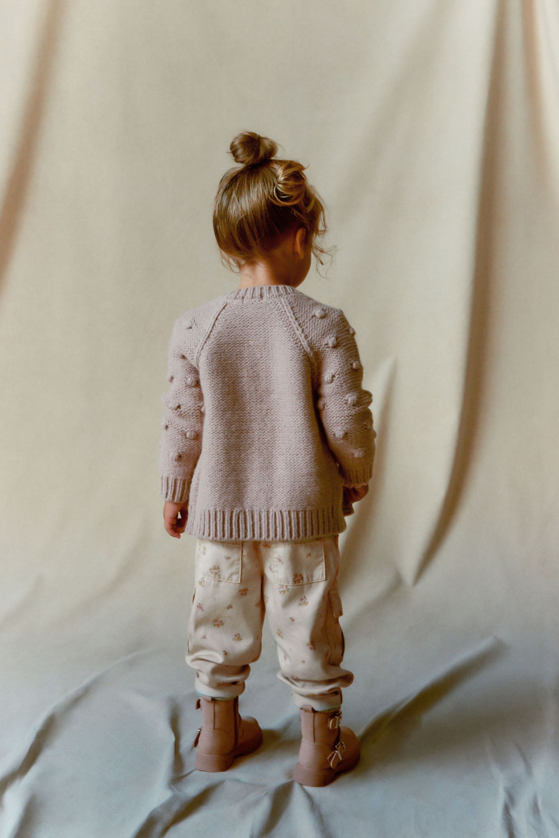 Natural Lined Cargo Trousers (3mths-7yrs) - Image 3 of 7