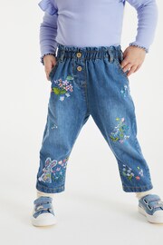 Blue Bunny Character Slouchy Jeans (3mths-7yrs) - Image 1 of 6