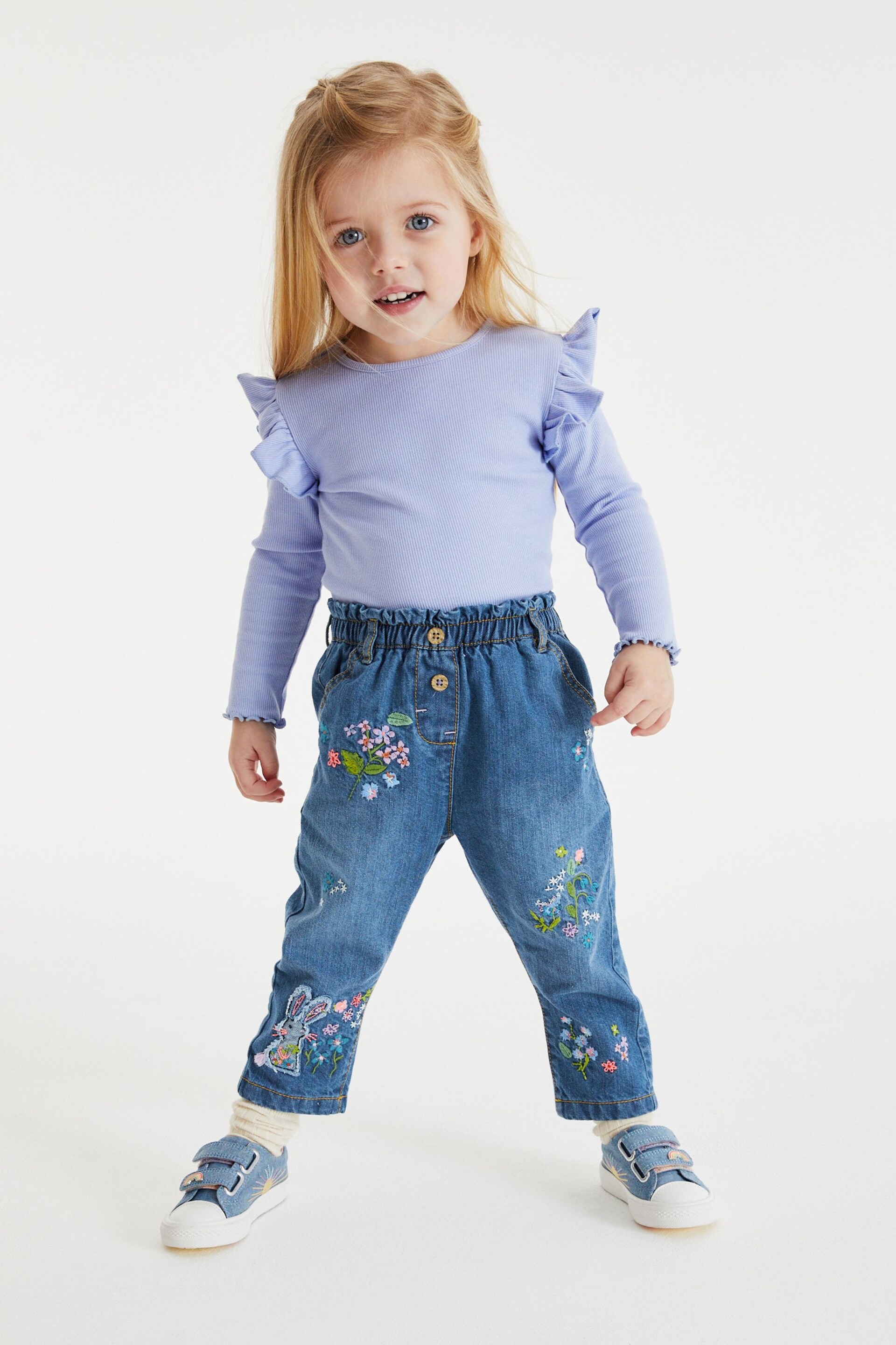Blue Bunny Character Slouchy Jeans (3mths-7yrs) - Image 2 of 6