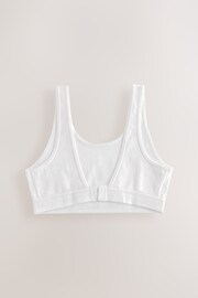 White Scoop Crop Tops With Back Fastening 2 Pack (7-16yrs) - Image 3 of 4