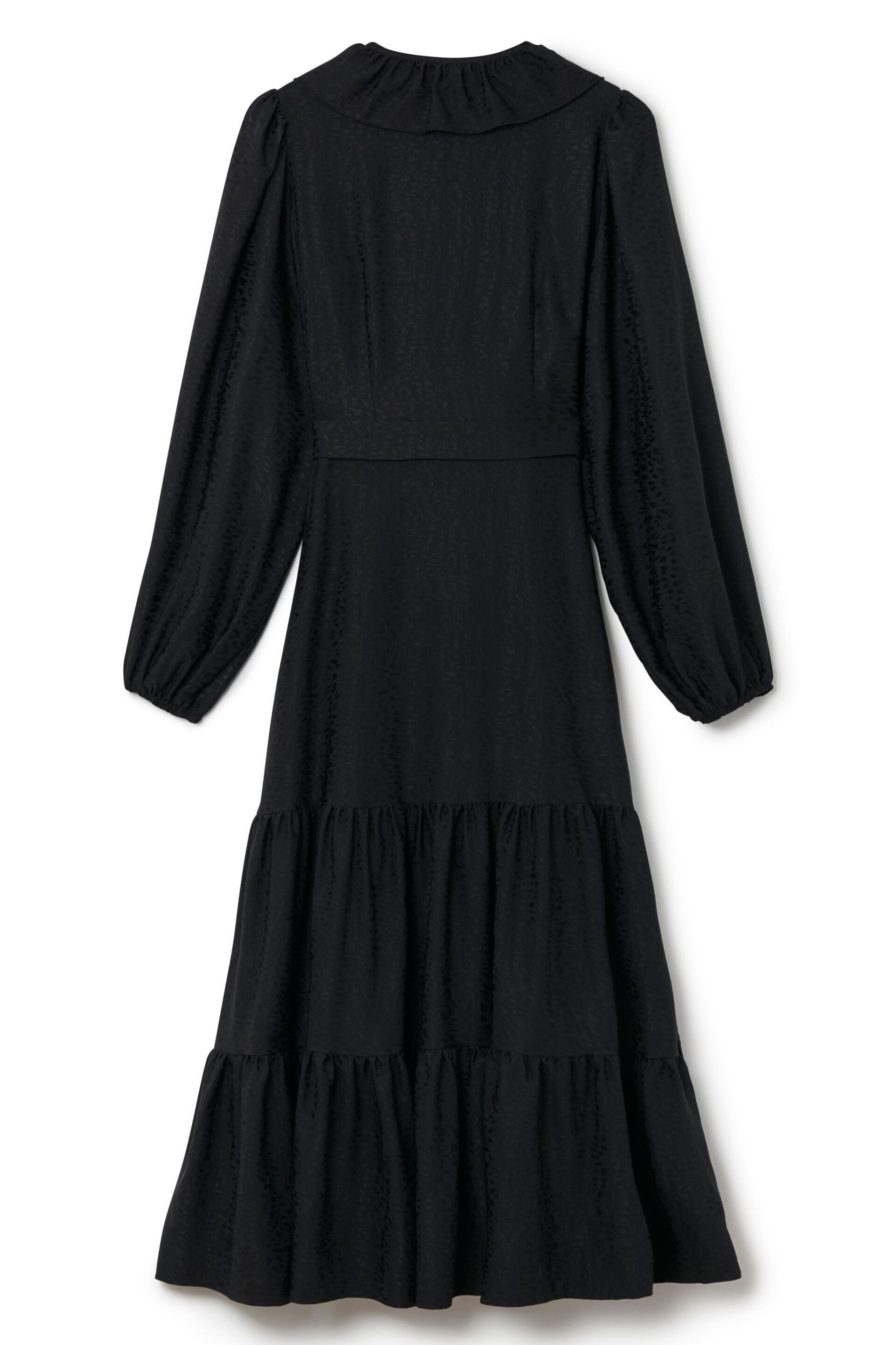 Another Sunday Wrap Over Midi Dress With Ruffle Detail - Image 10 of 11