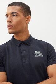 Lacoste Signature Print Polo Shirt - Image 3 of 4