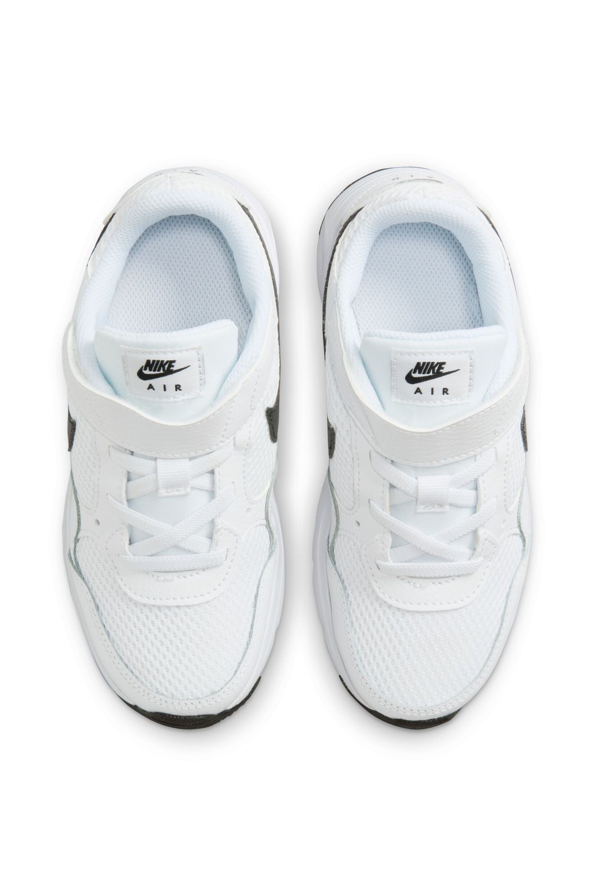 Nike White/Black Junior Air Max SC Trainers - Image 4 of 8