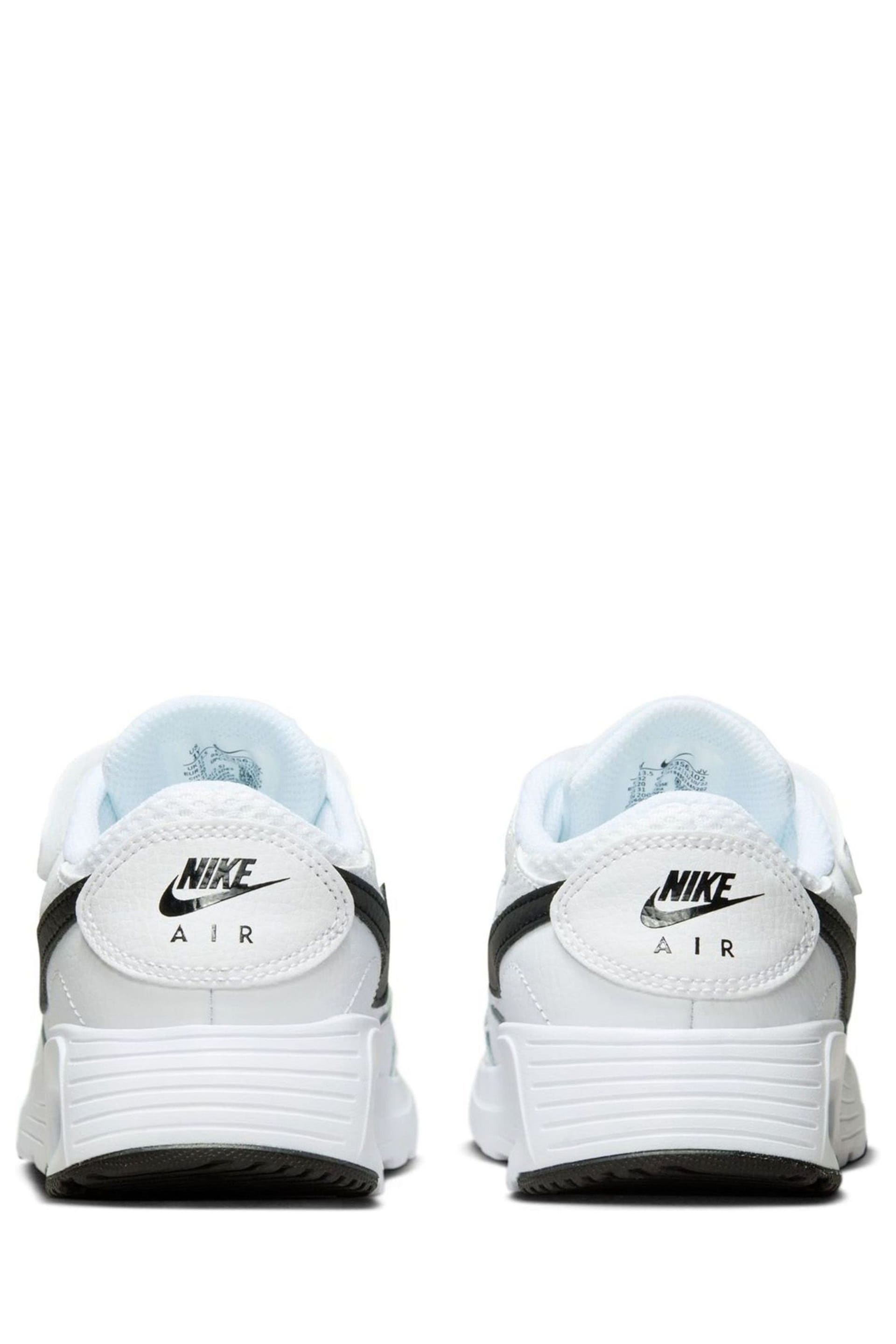 Nike White/Black Junior Air Max SC Trainers - Image 5 of 8