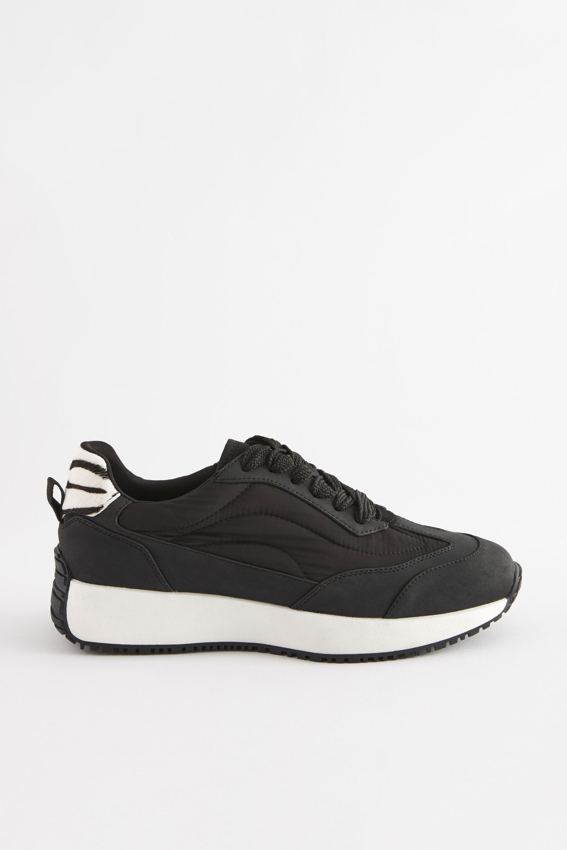 Black Forever Comfort® Panel Detail Chunky Trainers - Image 4 of 6