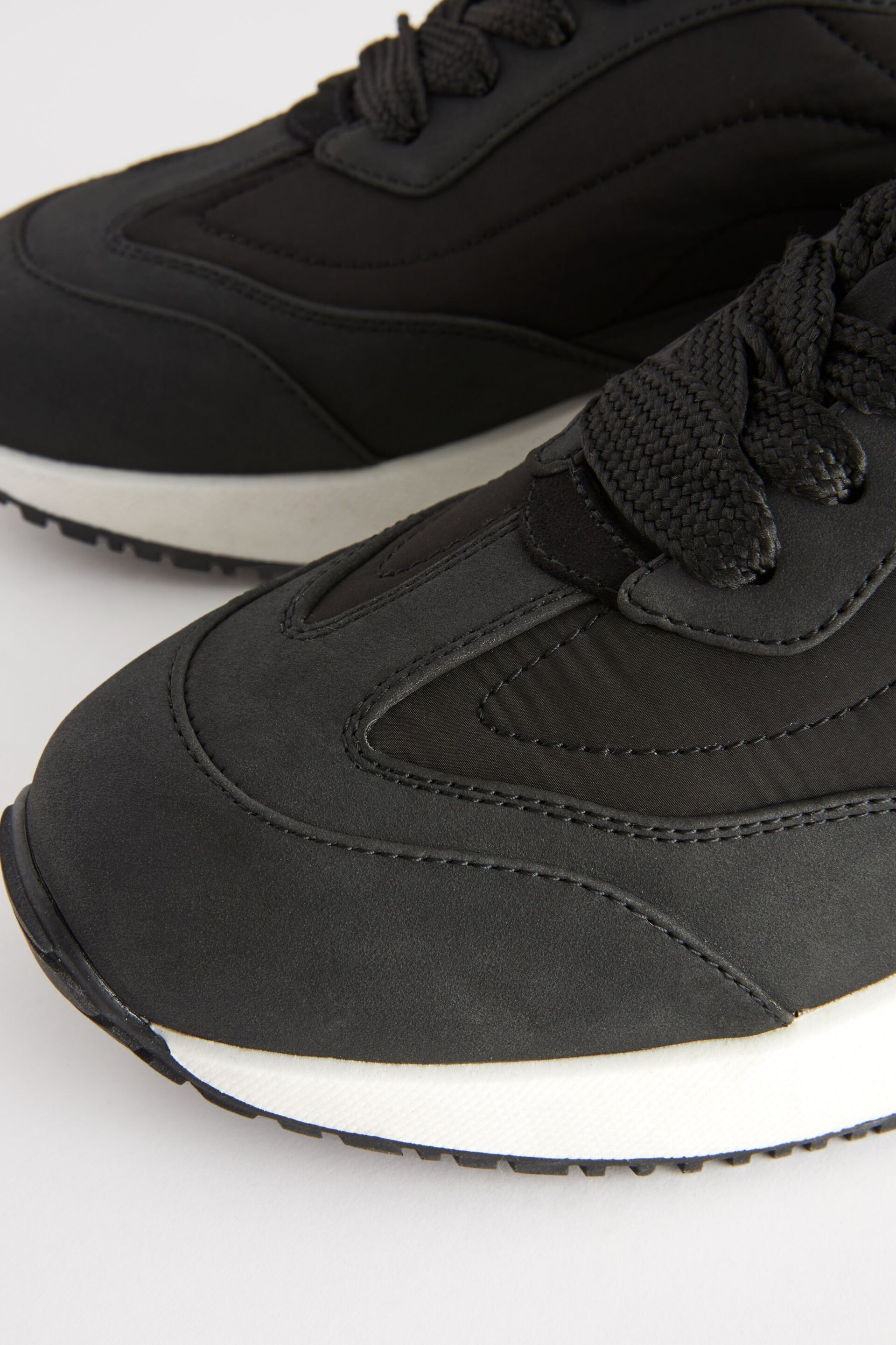 Black Forever Comfort® Panel Detail Chunky Trainers - Image 6 of 6