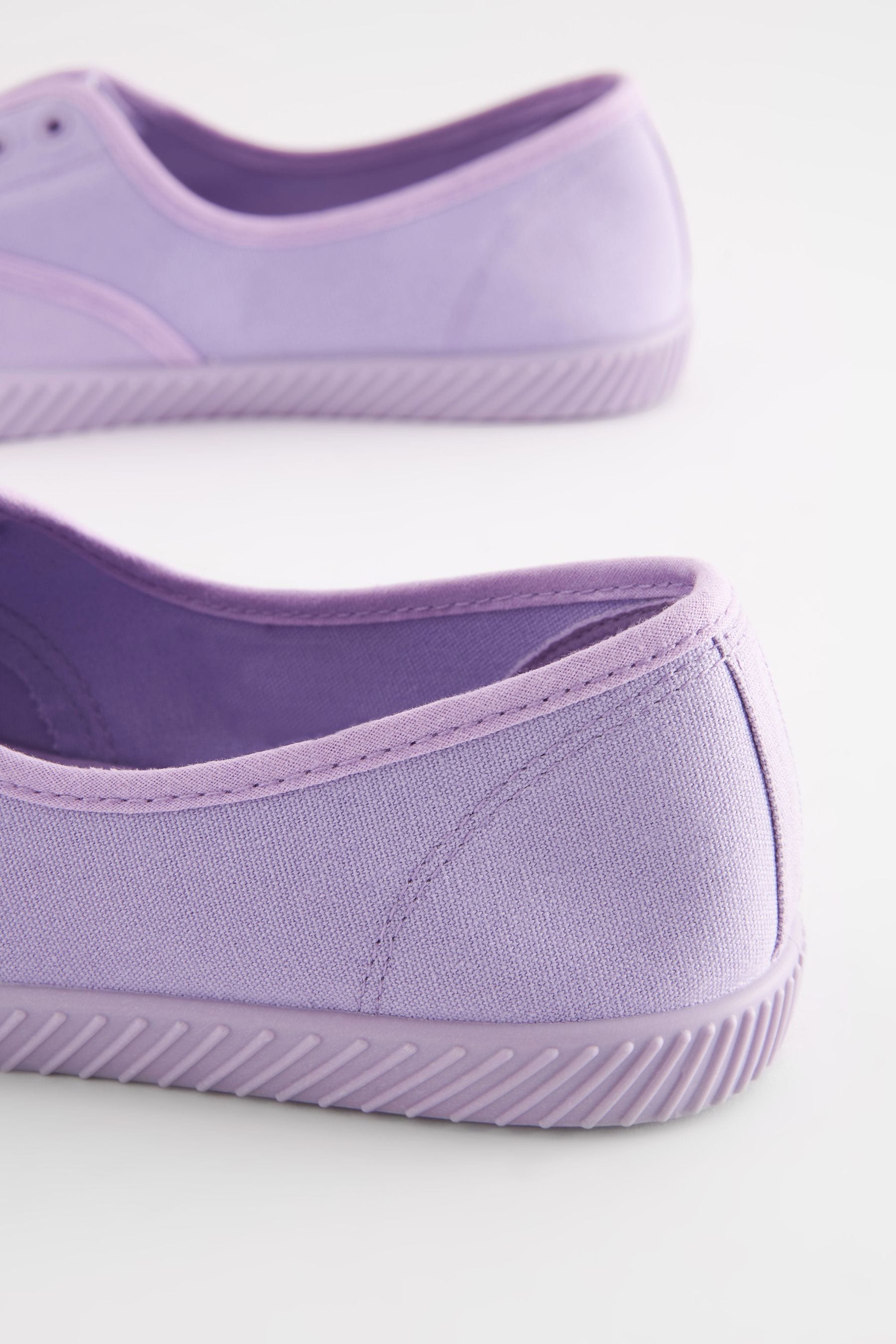 Lilac canvas shoes shop