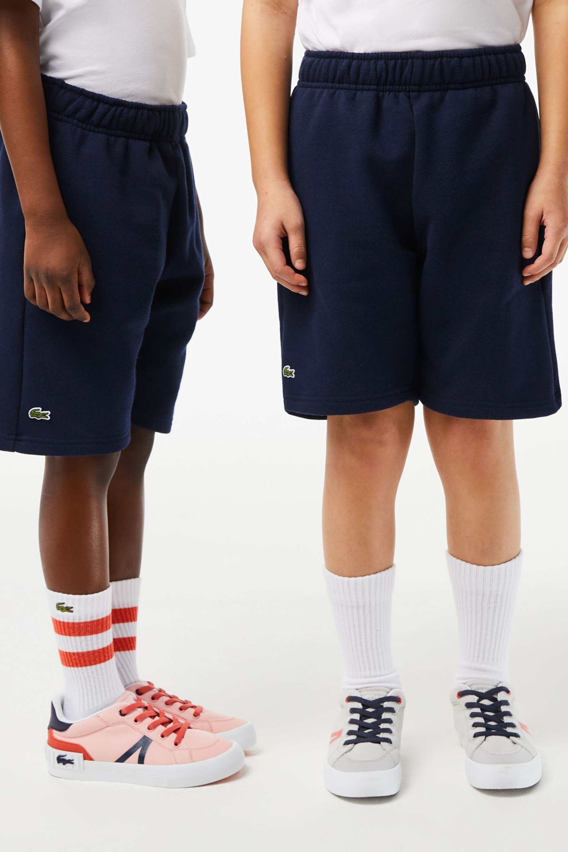 Lacoste Childrens Brushed Cotton Jersey Shorts - Image 4 of 4