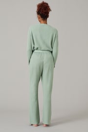 B by Ted Baker Waffle Lounge Wide Leg Trousers - Image 2 of 6