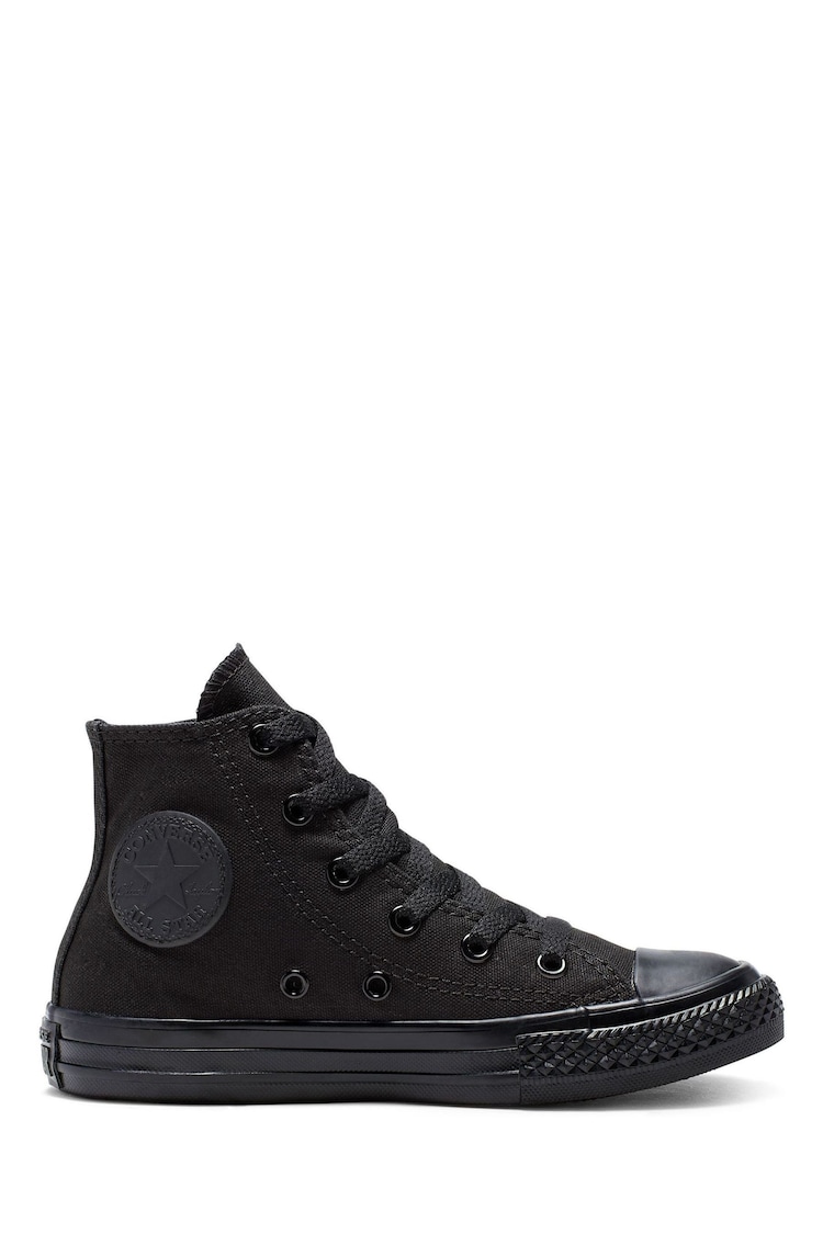 Converse Black High Top Junior Trainers - Image 1 of 7