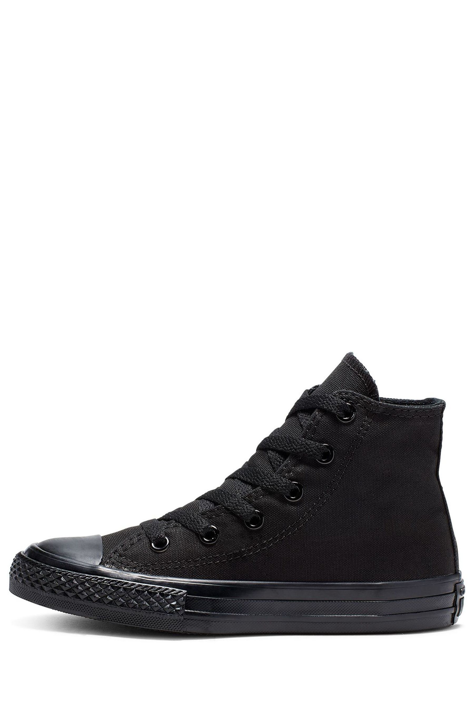 Converse black monochrome hi top discount
