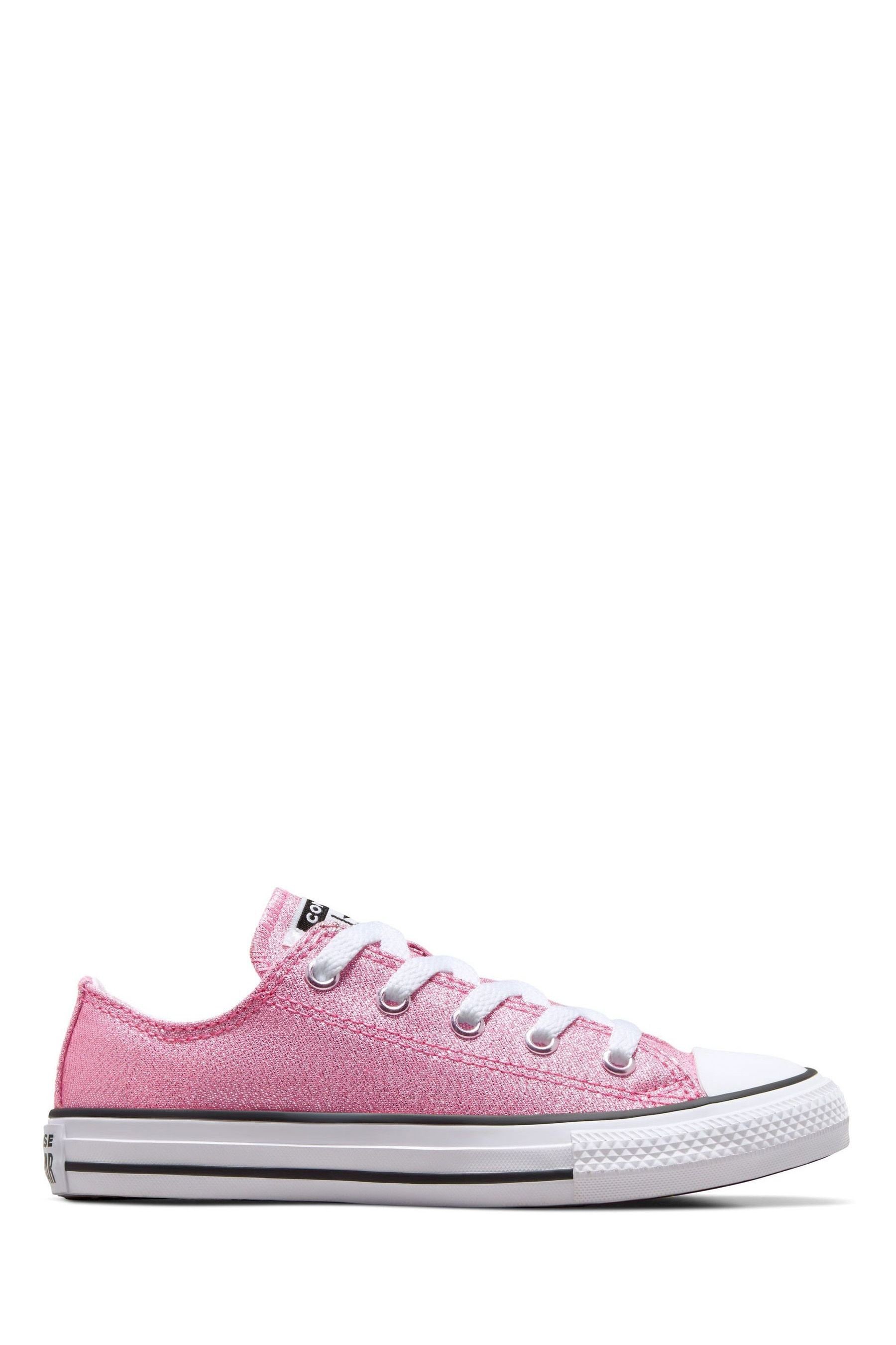 Buy Converse Pink Prism Glitter Low Top Trianers from Next Luxembourg