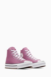 Converse Pink Youth Eva Lift Trainers - Image 5 of 10