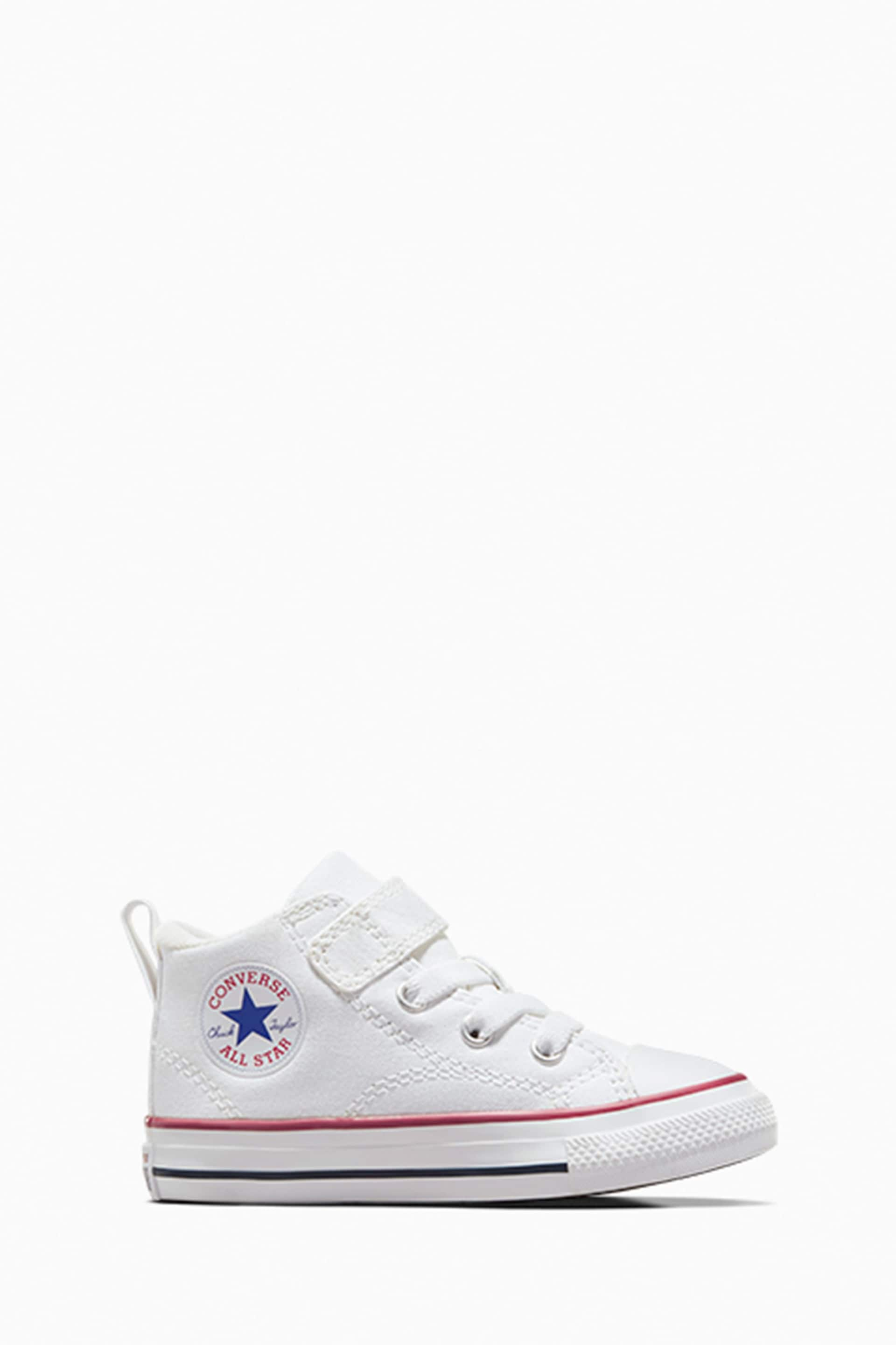 Converse White Malden Street Infant Trainers - Image 1 of 8