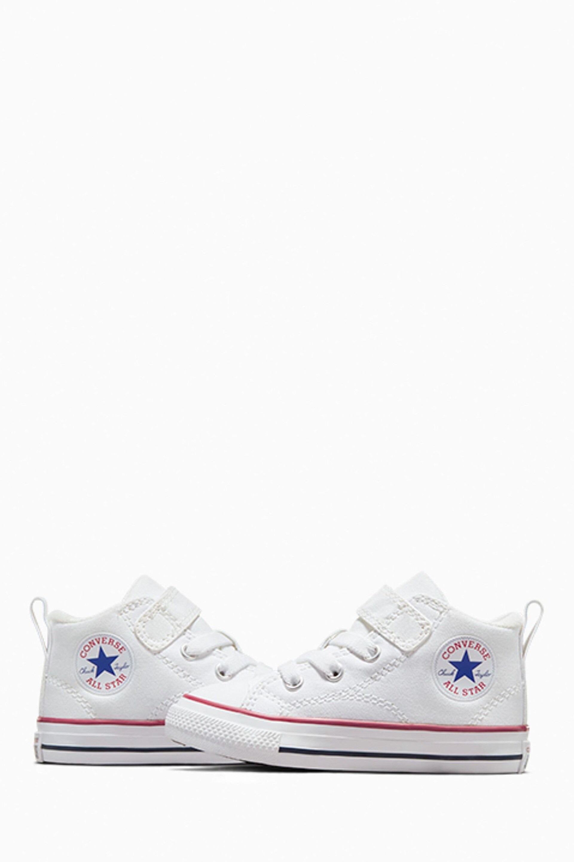 Converse White Malden Street Infant Trainers - Image 4 of 8