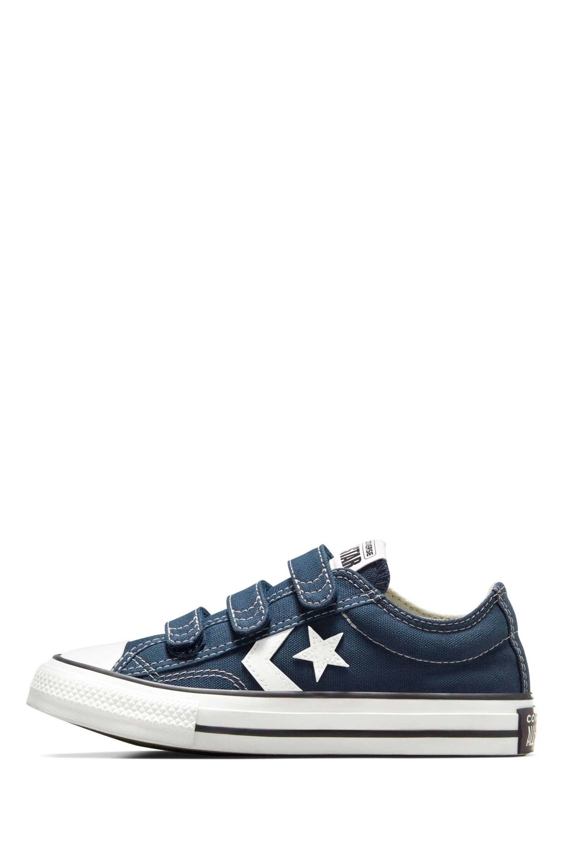 Converse Blue Junior Star Player 76 3V Easy On Trainers - Image 2 of 11