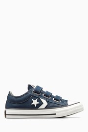 Converse Blue Junior Star Player 76 3V Easy On Trainers - Image 3 of 11