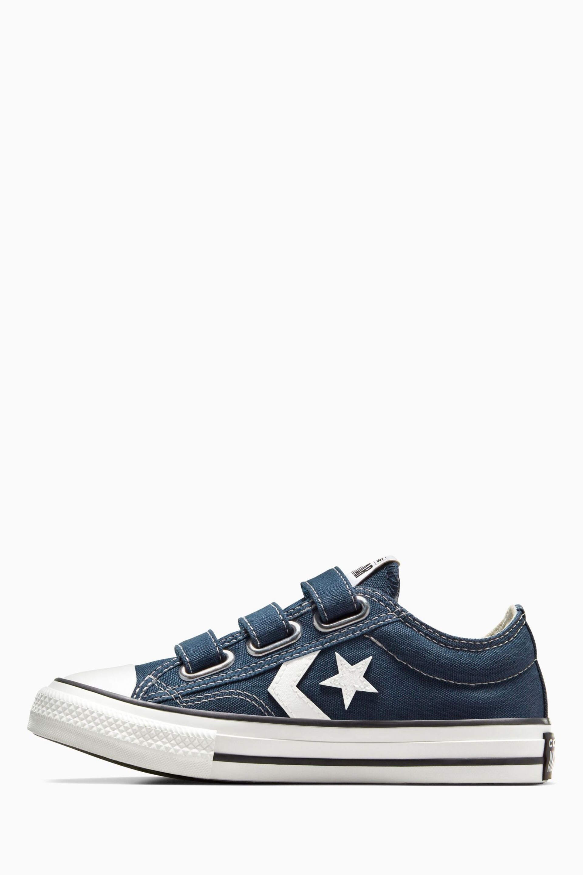 Converse Blue Junior Star Player 76 3V Easy On Trainers - Image 4 of 11