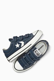 Converse Blue Junior Star Player 76 3V Easy On Trainers - Image 7 of 11