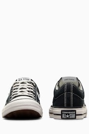 Converse Black Youth Star Player 76 Trainers - Image 4 of 8