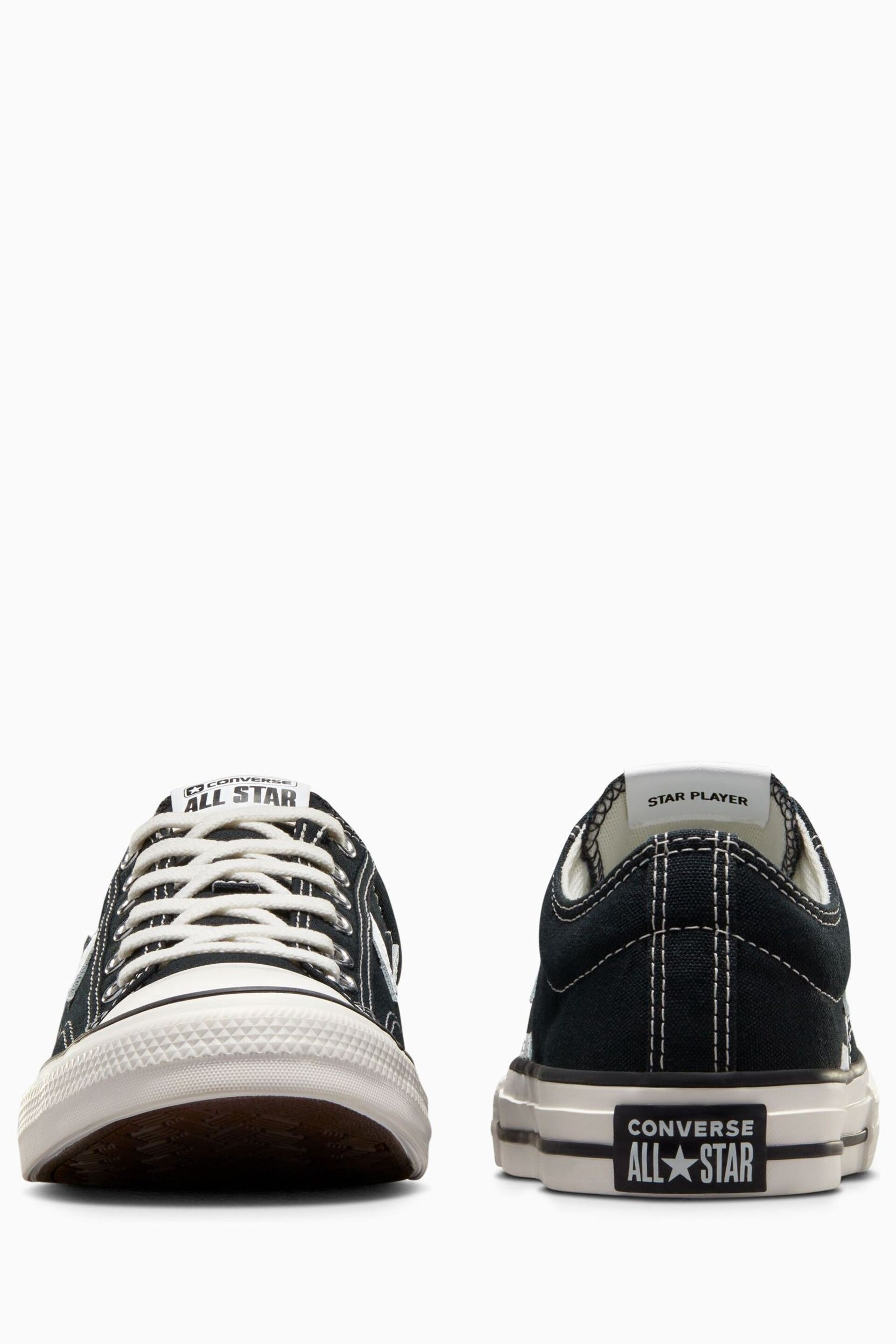 Converse Black Youth Star Player 76 Trainers - Image 4 of 8