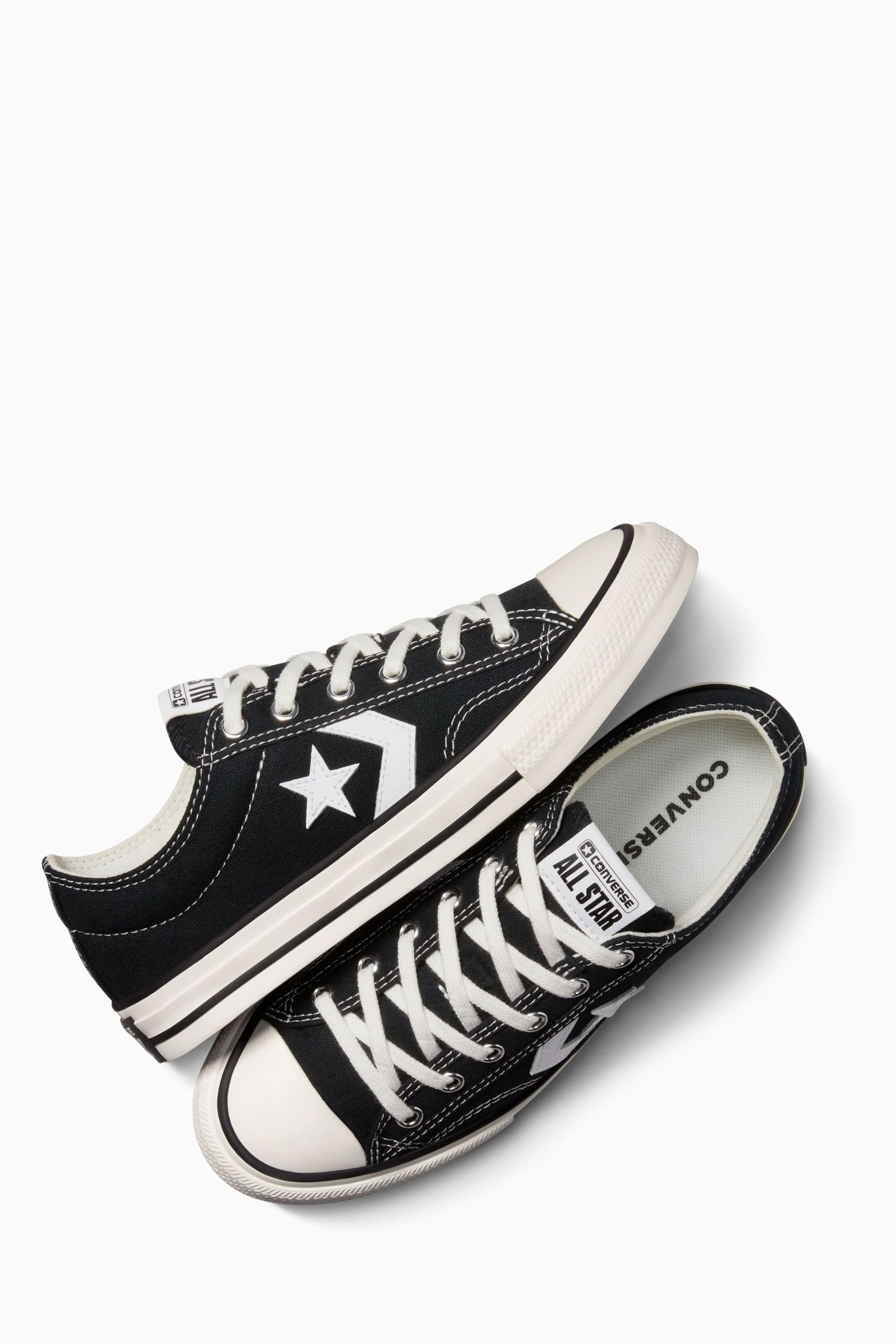 Converse Black Youth Star Player 76 Trainers - Image 5 of 8