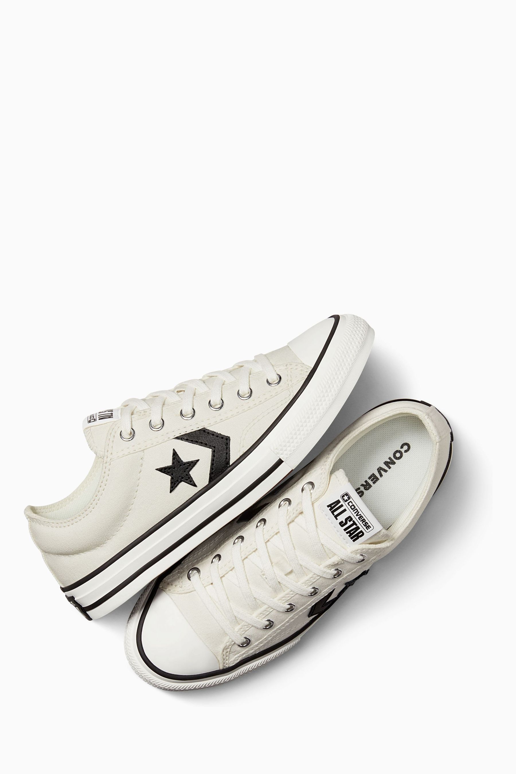 Buy Converse White Youth Star Player 76 Trainers from Next Luxembourg