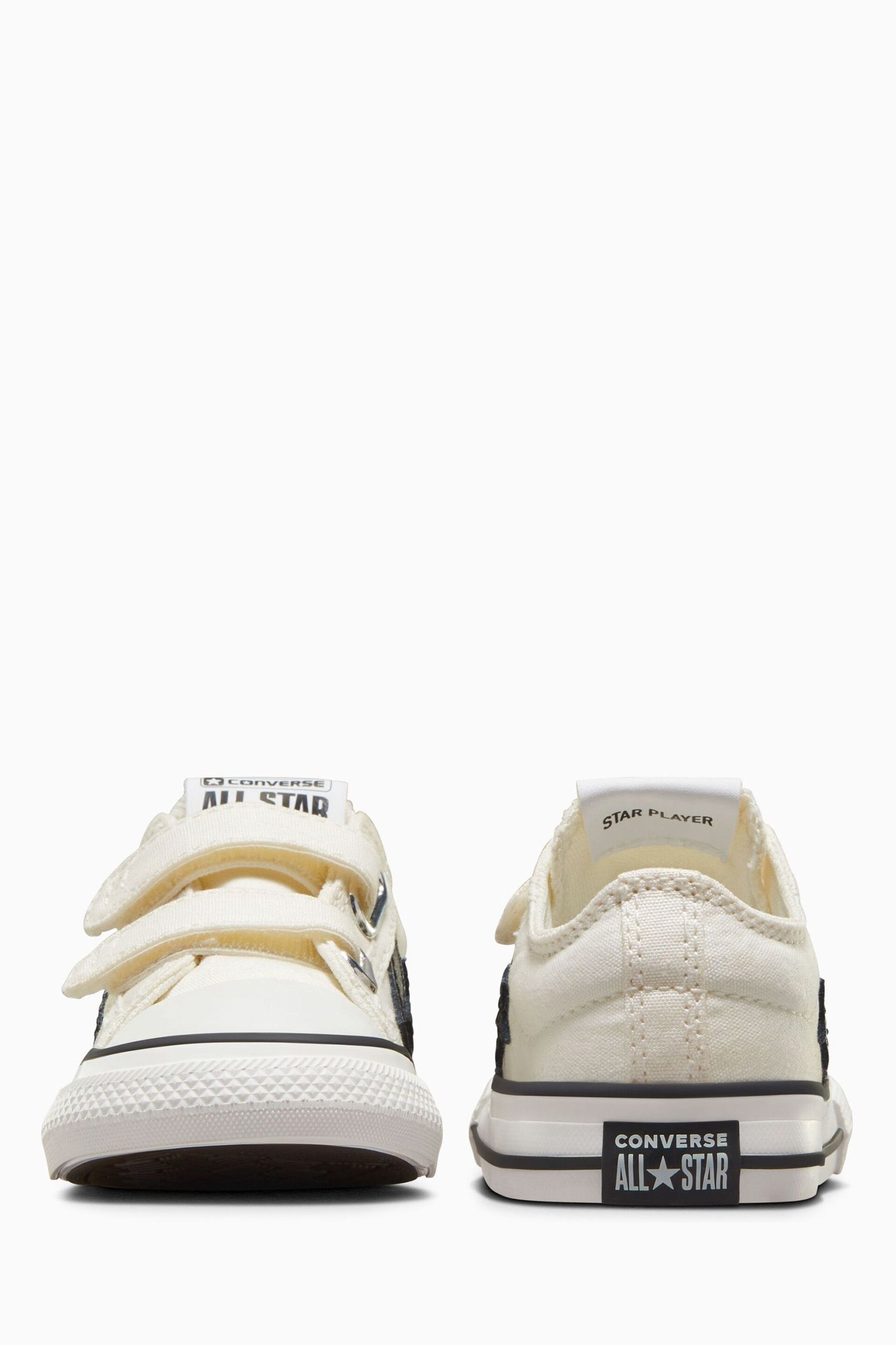 Converse White Infant Star Player 76 2V Easy On Trainers - Image 4 of 9