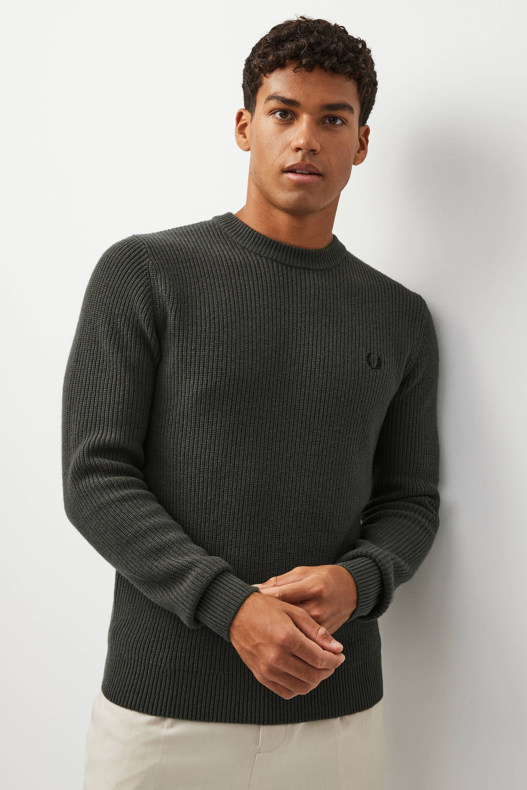 Fred perry lambswool jumper top