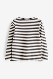 Monochrome 5 Pack Long Sleeve Rib Jersey Tops (3mths-7yrs) - Image 3 of 3