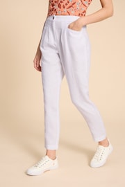 White Stuff White Rowena Linen Trousers - Image 1 of 7