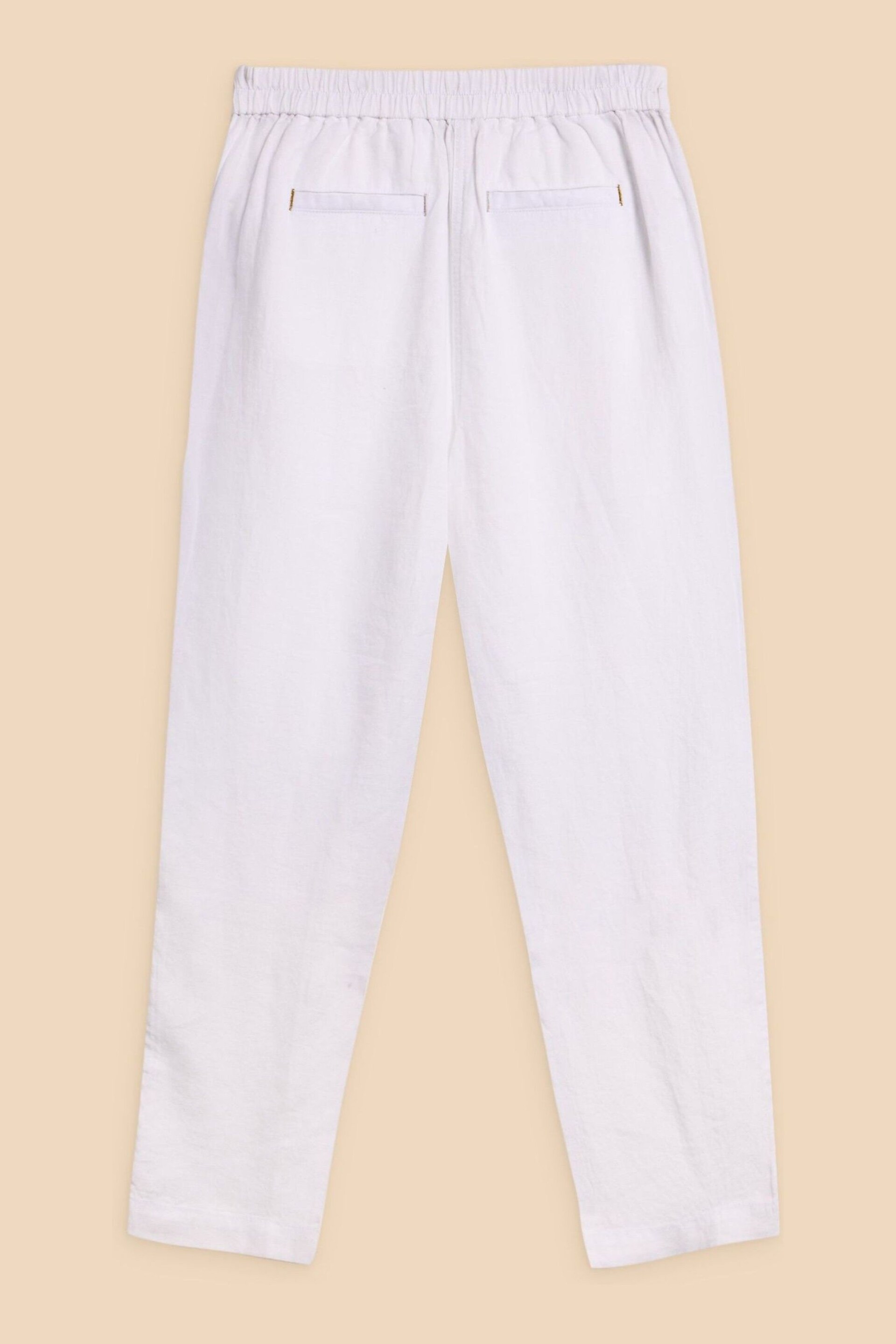 White Stuff White Rowena Linen Trousers - Image 6 of 7