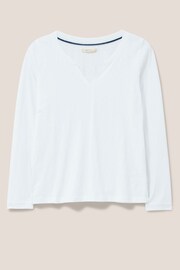White Stuff White Long Sleeve Nelly T-Shirt - Image 5 of 6
