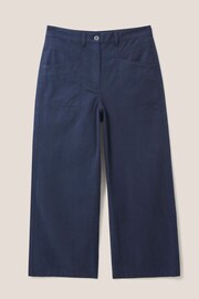 White Stuff Blue Harper Wide Leg Trousers - Image 5 of 6