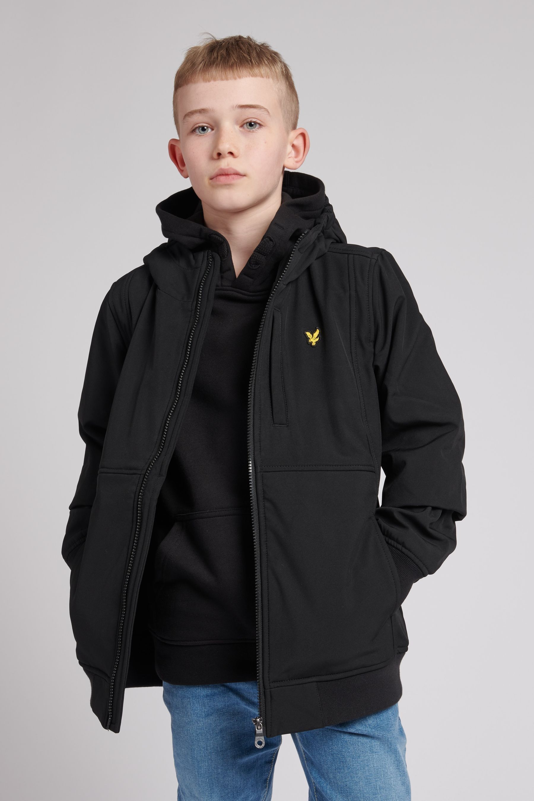 Lyle and scott panelled jacket top