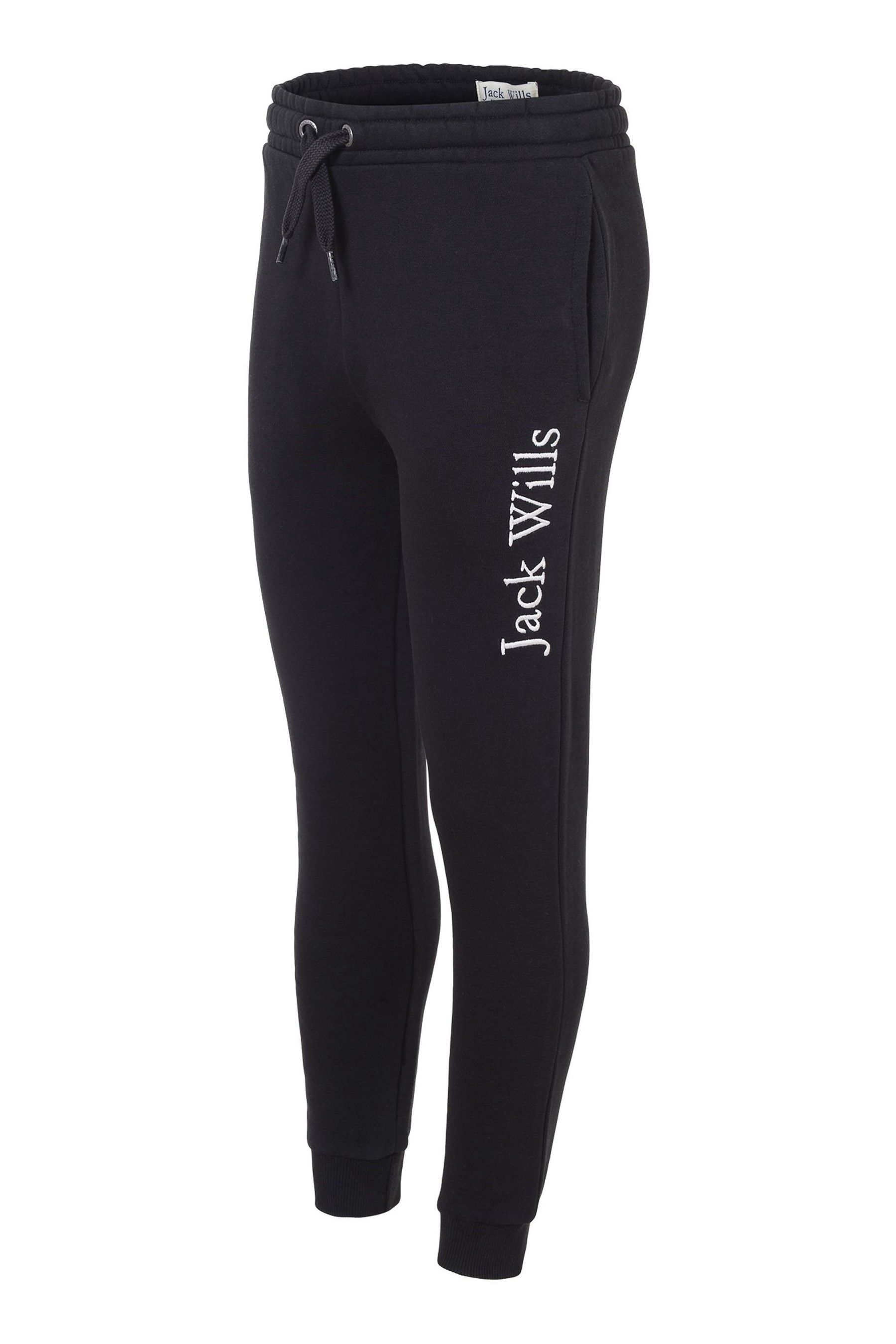 Buy Jack Wills Script Black Joggers from Next Iceland