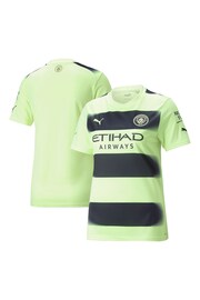 Puma White Manchester City Third Football Shirt 2022-23 Kids - Image 1 of 3