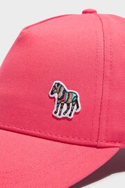 Paul Smith Junior Girls Pink Zebra Logo Baseball Cap - Image 4 of 5