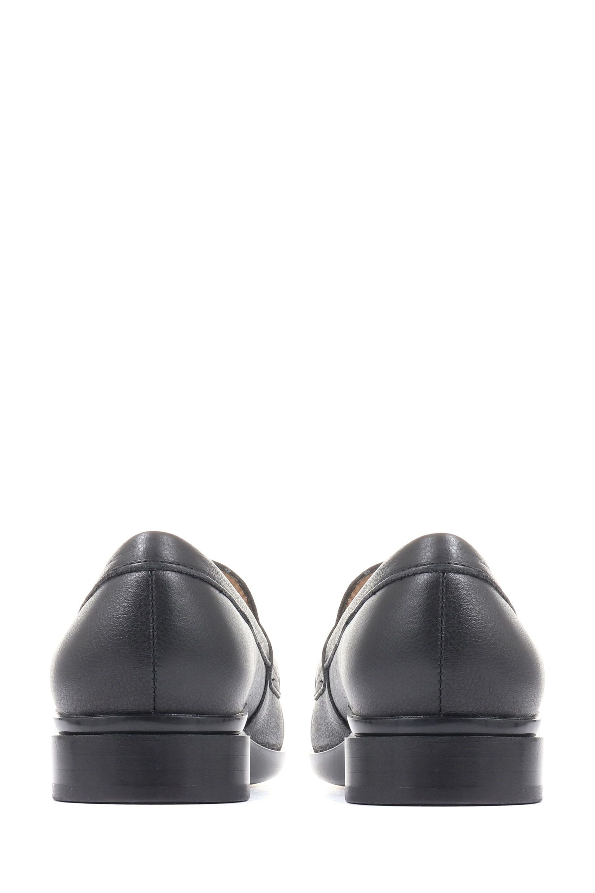 Jones Bootmaker Gessa Black Leather Penny Loafers - Image 3 of 5