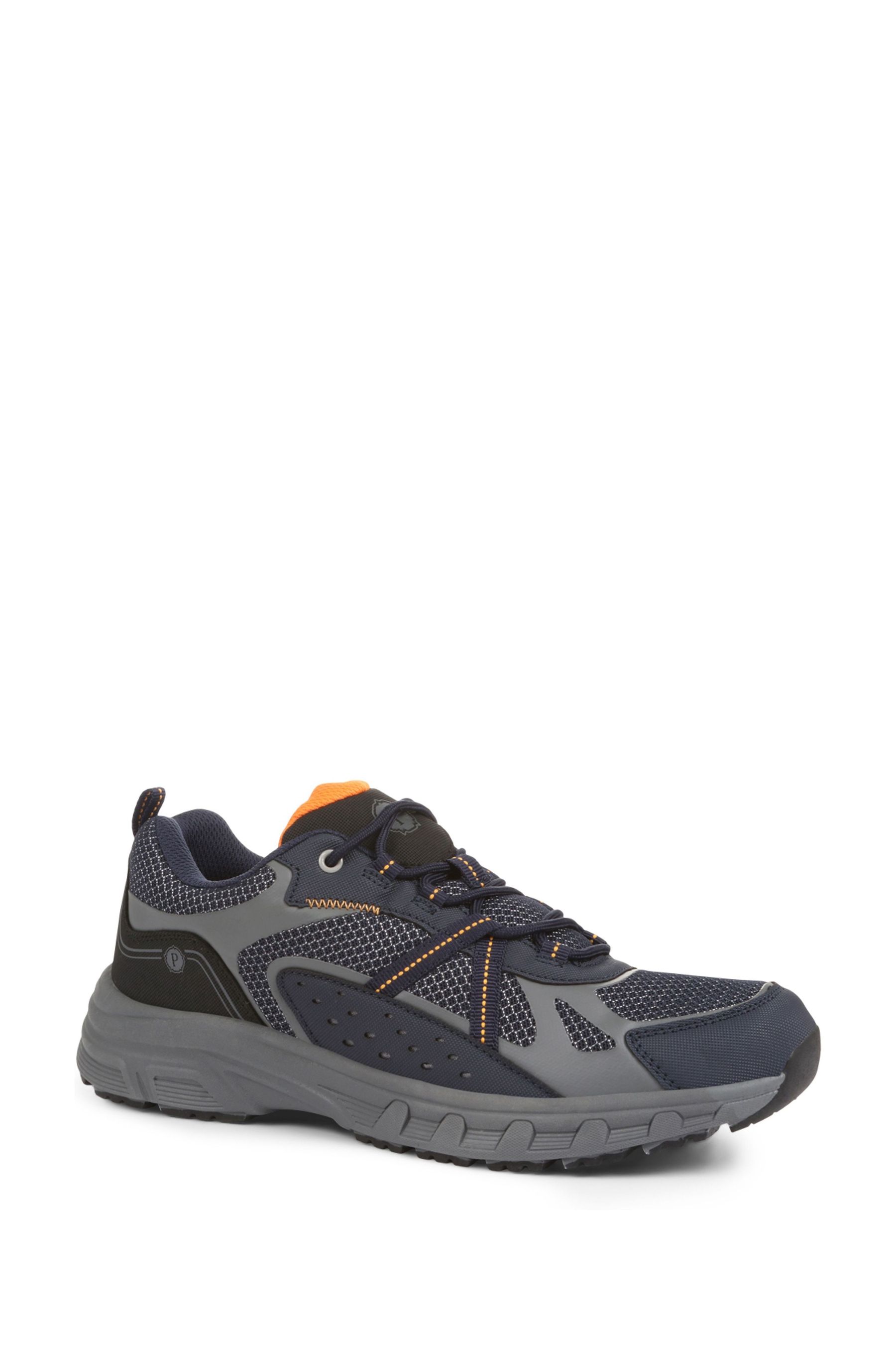 Buy Pavers Mens Blue Wide Fit Trainers from Next United Arab Emirates