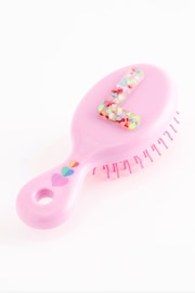 Bright Pink L Inital Hairbrush - Image 1 of 3