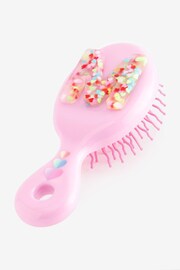 Bright Pink M Inital Hairbrush - Image 1 of 3