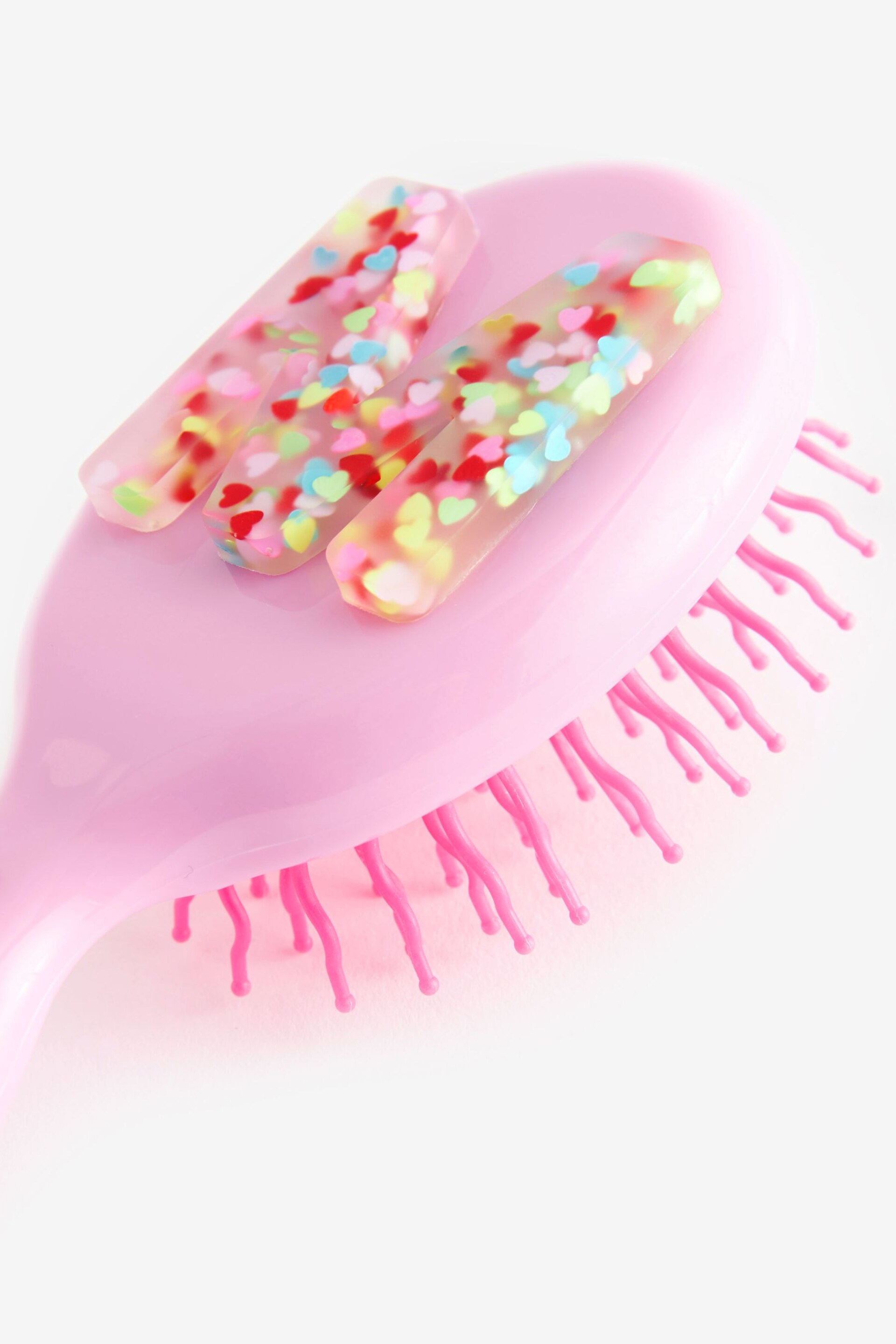Bright Pink M Initial Hairbrush - Image 3 of 3
