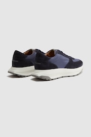 Reiss Blue/Navy Trinity Tech Unseen Trinity Tech Trainers - Image 5 of 8