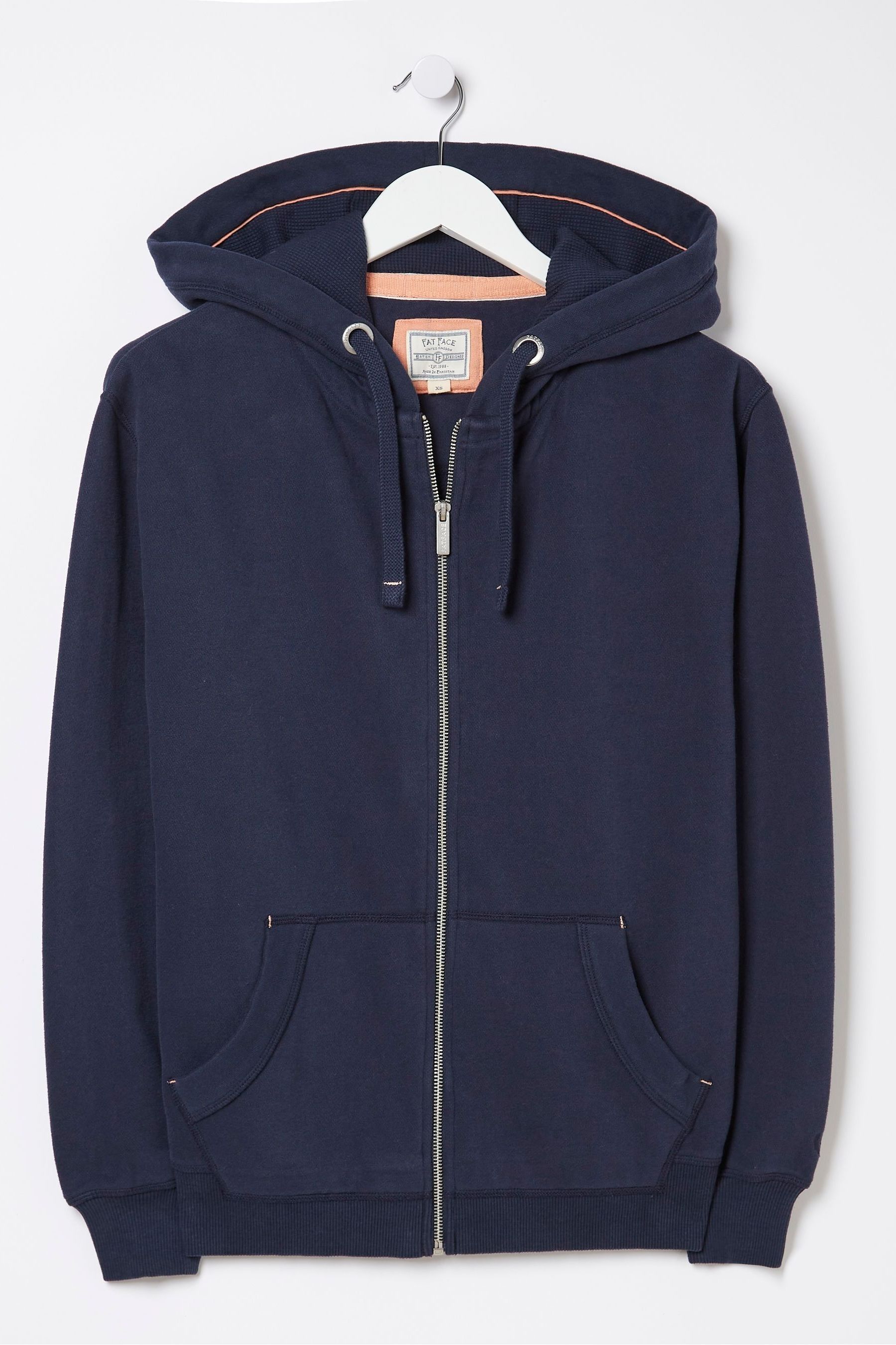Buy FatFace Amy Dark Blue Zip Through Hoodie from the Next UK online shop