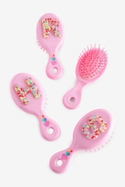 Bright Pink S Initial Hairbrush - Image 2 of 3