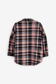 Pink/Black Check Oversized Shirt (3-16yrs) - Image 6 of 6